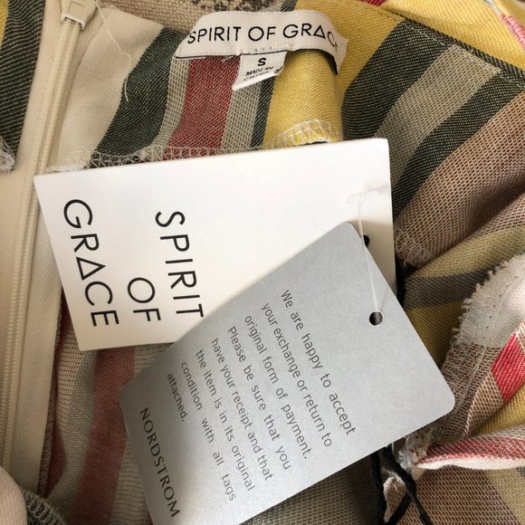 NWT Striped Linen Blend Sundress - Picture 8 of 8